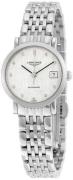 Longines Dameur L4.310.4.77.6 Elegant Sølvfarvet/Stål Ø29 mm