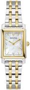 Bulova Dameur 98P220 Sutton Hvid/Gul guldtonet stål