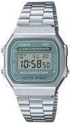 Casio A168WA-3AYES Vintage Stål Ø36.3 mm