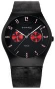 Bering Herreur 11939-229 Titanium Sort/Titanium Ø39 mm
