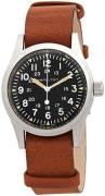 Hamilton Herreur H69439531 Sort/Læder Ø38 mm