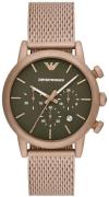 Emporio Armani Herreur AR11428 Luigi Grøn/Stål Ø41 mm