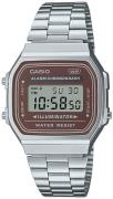 Casio A168WA-5AYES Vintage Stål Ø36.3 mm