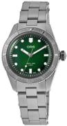 Oris Herreur 01 400 7774 4057-07 8 19 18 Divers Grøn/Stål Ø38 mm