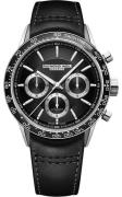 Raymond Weil Herreur 7741-SC1-20021 Freelancer Sort/Læder Ø43.5 mm