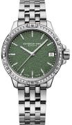 Raymond Weil Dameur 5960-STS-52061 Tango Grøn/Stål Ø30 mm