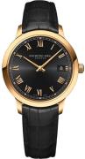 Raymond Weil Dameur 5385-PC-00208 Toccata Sort/Læder Ø34 mm