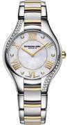 Raymond Weil Dameur 5132-S1P-00966 Noemia Hvid/Stål Ø32 mm