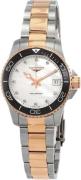 Longines Dameur L3.370.3.89.6 Hydroconquest Hvid/Rosaguldtonet stål