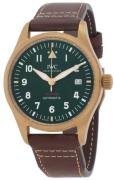 IWC Herreur IW326806 Pilots Grøn/Læder Ø39 mm