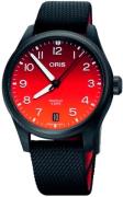 Oris Herreur 01 400 7784 8786-Set Propilot Rød/Tekstil Ø41 mm