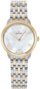 Omega Dameur 434.20.28.60.05.001 De Ville Prestige Hvid/18 karat guld