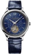 Chopard Herreur 161978-1001 L.U.C Blå/Læder Ø40 mm