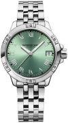 Raymond Weil Dameur 5960-ST-00520 Tango Grøn/Stål Ø30 mm