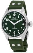 IWC Herreur IW329306 Pilots Grøn/Gummi Ø43 mm
