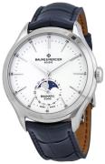 Baume & Mercier Herreur M0A10549 Clifton Hvid/Læder Ø42 mm