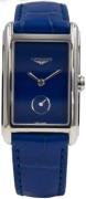 Longines Dameur L5.512.4.90.2 Dolcevita Blå/Læder
