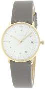 Junghans Dameur 47/7854.02 Max Bill Sølvfarvet/Læder Ø32.7 mm