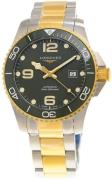 Longines Herreur L3.782.3.06.7 HydroConquest Grøn/Stål Ø43 mm