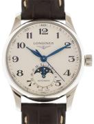 Longines Dameur L2.409.4.78.3 Master Hvid/Læder Ø34 mm