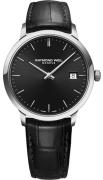Raymond Weil Herreur 5485-STC-20001 Toccata Sort/Læder Ø39 mm