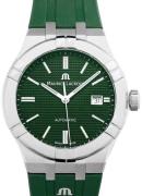 Maurice Lacroix Herreur AI6008-SS000-630-5 Aikon Grøn/Gummi Ø42 mm