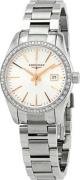 Longines Dameur L2.386.0.72.6 Conquest Classic Sølvfarvet/Stål Ø34