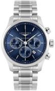 Longines Herreur L2.859.4.92.6 Master Blå/Stål Ø44 mm