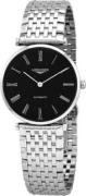 Longines Dameur L4.908.4.51.6 La Grande Classique De Sort/Stål Ø36