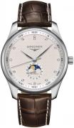 Longines Herreur L2.919.4.77.3 Master Sølvfarvet/Læder Ø42 mm