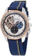 Zenith Herreur 51.2080.4061-69.C802 El Primero Sølvfarvet/Tekstil