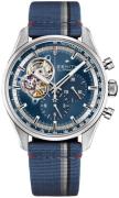 Zenith Herreur 03.20416.4061-51.C802 El Primero Blå/Tekstil Ø42 mm