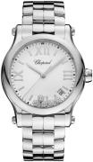 Chopard Dameur 278582-3002 Happy Sport Hvid/Stål Ø36 mm