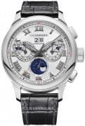 Chopard Herreur 161973-1002 L.U.C Sølvfarvet/Læder Ø45 mm