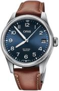 Oris Herreur 01 751 7761 4065-07 6 20 07LC Aviation Blå/Læder Ø41