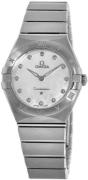 Omega Dameur 131.10.28.60.55.001 Constellation Quartz 28Mm Hvid/Stål