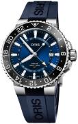 Oris Herreur 01 798 7754 4135-07 4 24 65EB Diving Blå/Gummi Ø43.5 mm