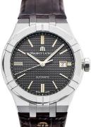 Maurice Lacroix Herreur AI6008-SS001-331-1 Aikon Grå/Læder Ø42 mm
