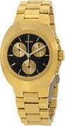 Rado Herreur R12949153 New Original Sort/Gul guldtonet stål Ø38 mm