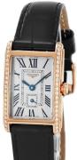 Longines Dameur L5.255.9.71.0 Dolcevita Sølvfarvet/Læder