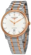 Longines Herreur L2.628.5.97.7 Master Sølvfarvet/18 karat rosa guld