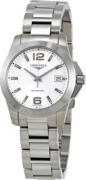 Longines Dameur L3.377.4.76.6 Conquest Sølvfarvet/Stål Ø34 mm
