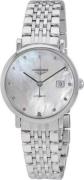 Longines Dameur L4.310.4.87.6 Elegant Hvid/Stål Ø29 mm