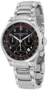 Baume & Mercier Herreur M0A10062 CAPELAND Sort/Stål Ø42 mm