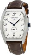Longines Herreur L2.642.4.73.4 Evidenza Sølvfarvet/Læder