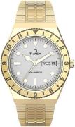 Timex Dameur TW2U95800 Sølvfarvet/Gul guldtonet stål Ø36 mm