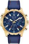 Bulova Herreur 97B168 Blå/Gummi Ø43 mm