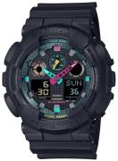Casio Herreur GA-100MF-1AER G-shock Sort/Resinplast Ø51.2 mm