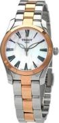 Tissot Dameur T112.210.22.113.01 T-Wave Hvid/Rosaguldtonet stål Ø30