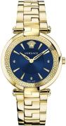 Versace Dameur VE2L00621 Revive Blå/Gul guldtonet stål Ø35 mm